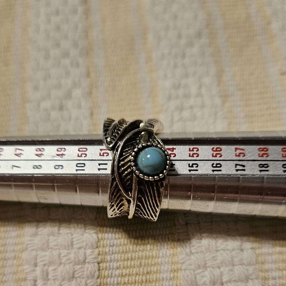 Ring Size 6 $45 each. 4 Diffrent Gemstone Geometric Alloy Metal Ring Choose One. - Picture 3 of 17